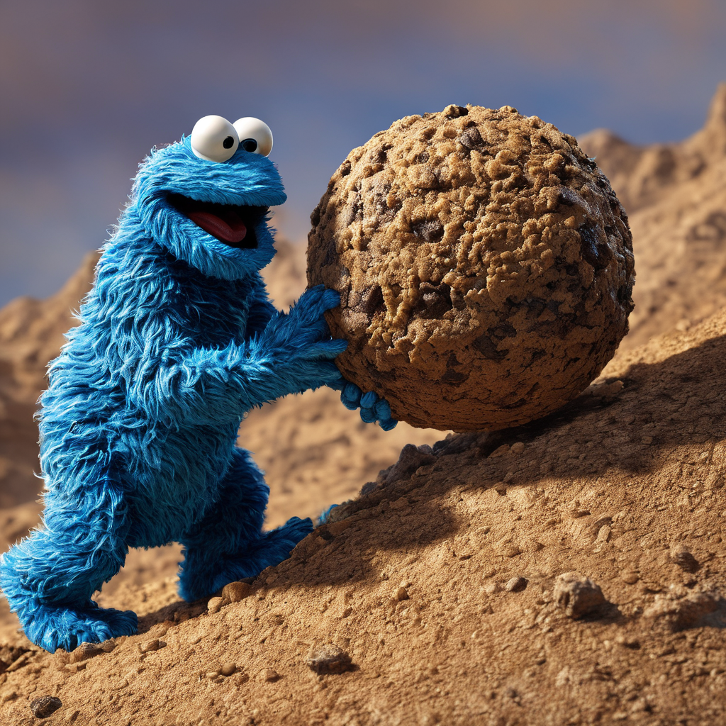 4.0_947594376765624_cookie monster sisyphus pushes a cookie up a mountain_00010_.png